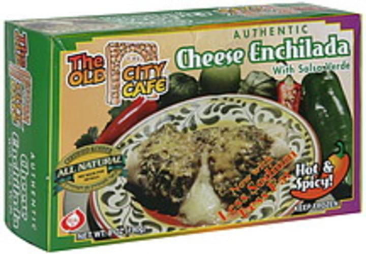 The Old City Cafe with Salsa Verde, Hot & Spicy Cheese Enchilada - 8 oz