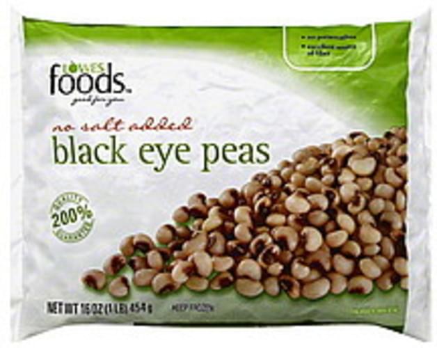 Lowes Foods No salt added. Black Eye Peas - 16 oz