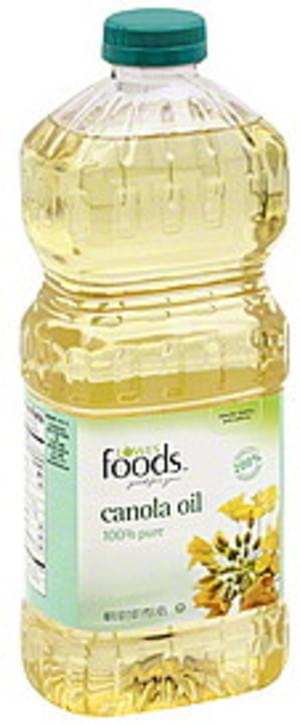 Lowes Foods 100% Pure Canola Oil - 48 oz