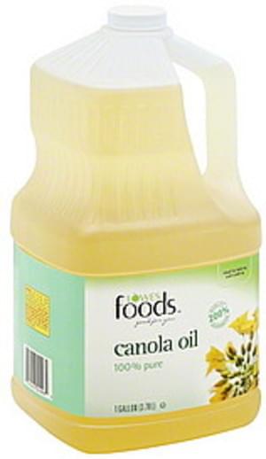 Lowes Foods 100% Pure Canola Oil - 1 gl