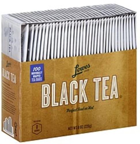 Lowes Foods Bags Black Tea - 100 ea