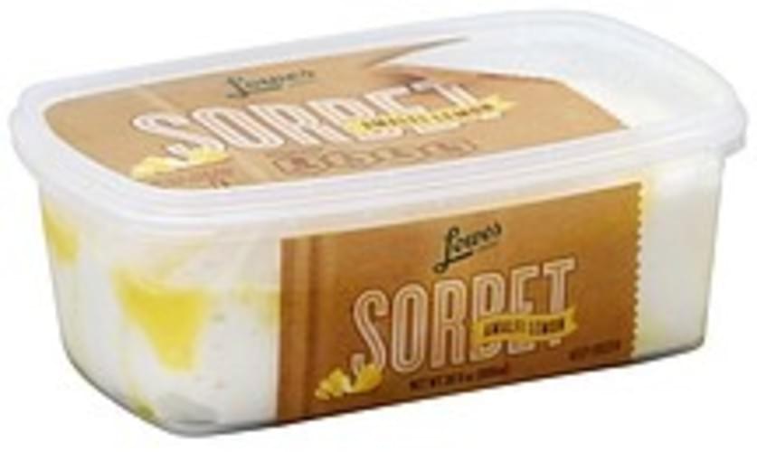 Lowes Foods Amalfi Lemon Sorbet 30 oz, Nutrition Information Innit