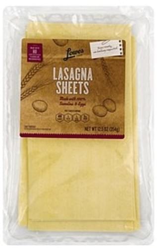 Lowes Foods Lasagna Sheets - 12.5 oz