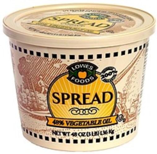 Lowes Foods Vegetable Oil Spread - 48 oz