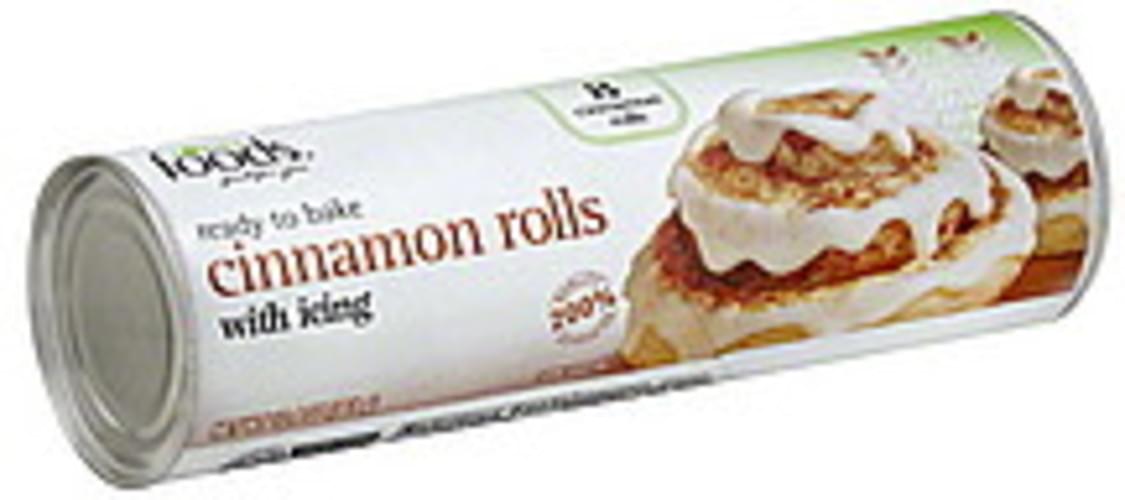 Lowes Foods with Icing Cinnamon Rolls 8 ea, Nutrition Information Innit
