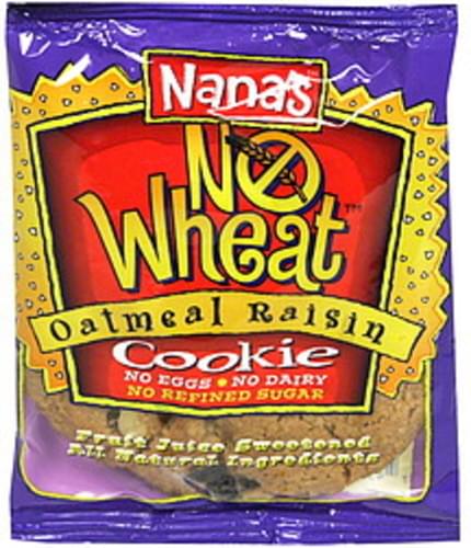 Nanas No Wheat, Oatmeal Raisin Cookie - 3.5 oz