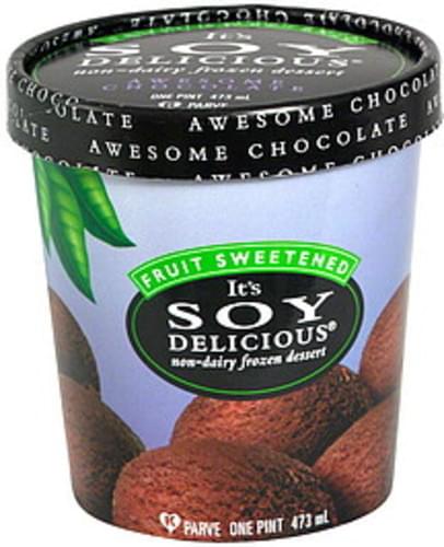 Soy Delicious Awesome Chocolate Non-Dairy Frozen Dessert - 1 pt