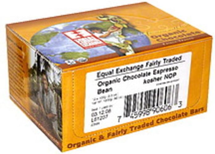 Equal Exchange Organic, Espresso Bean Chocolate 12 ea, Nutrition