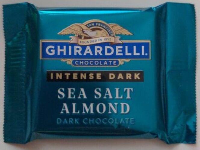 Ghirardelli Sea Salt Soiree Intense Dark 11 G Nutrition Information Innit