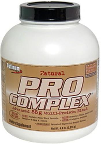 Optimum Nutrition Natural Chocolate Advanced 55g Multi-Protein Blend - 4.4 lb