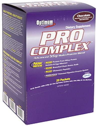 Optimum Chocolate Multi-Protein Blend - 20 ea