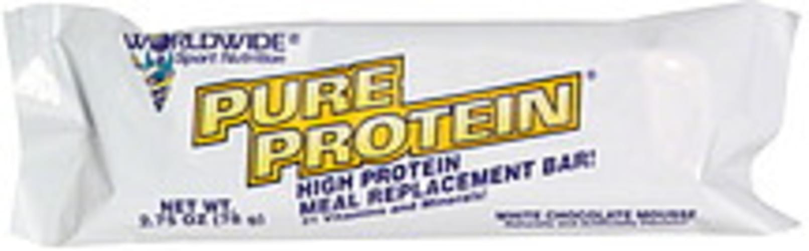 Worldwide Sport Nutrition White Chocolate Mousse High Protein Meal Replacement Bar - 2.75 oz