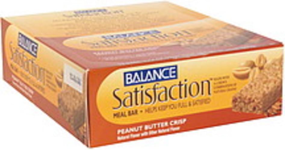 Balance Peanut Butter Crisp Meal Bar 12 ea, Nutrition Information Innit