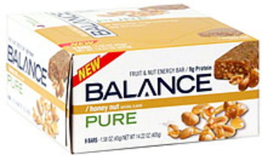 Balance Honey Nut Fruit & Nut Energy Bar 9 ea, Nutrition Information