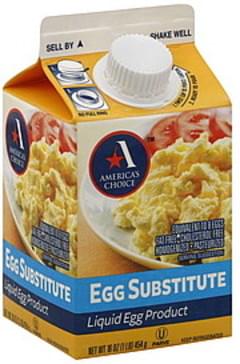 Americas Choice Liquid Egg Product Egg Substitute - 16 oz, Nutrition