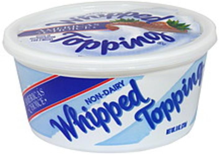 Americas Choice NonDairy Whipped Topping 8 oz, Nutrition Information