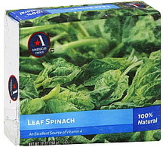 Americas Choice Leaf Spinach - 10 oz