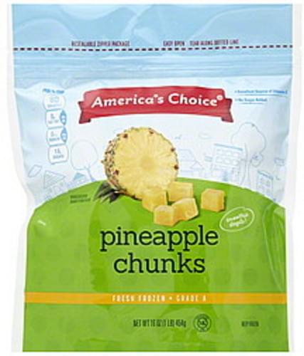 Americas Choice Pineapple Chunks - 16 oz