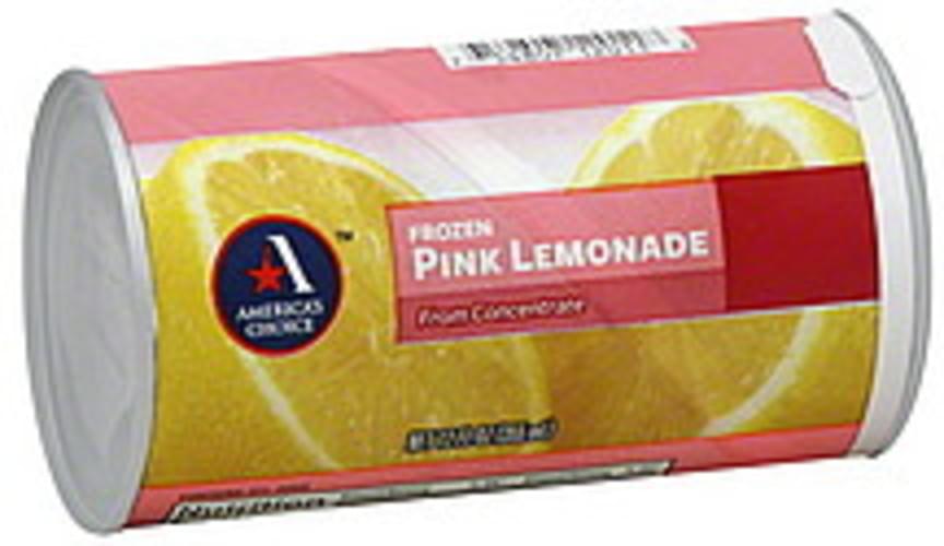 Americas Choice Frozen, From Concentrate Pink Lemonade 12 oz