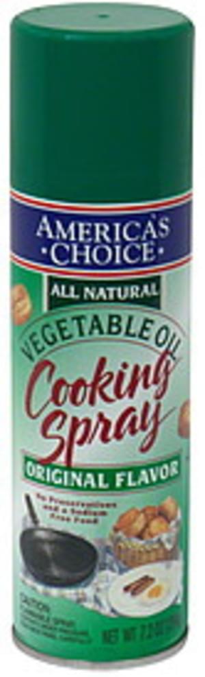 Americas Choice Vegetable Oil, Original Flavor Cooking Spray - 7.2 oz