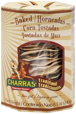 Charras Corn, Baked Tostadas - 8.5 oz