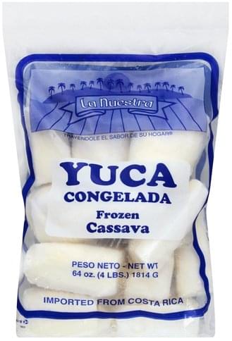 La Nuestra Frozen Cassava - 64 oz