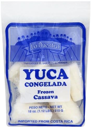 La Nuestra Frozen Cassava - 18 oz