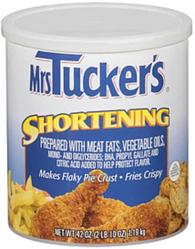 Mrs Tucker s Shortening 42 Oz Nutrition Information Innit Mrs Tucker s Shortening 42 Oz Nutrition Information Innit