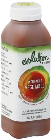 Evolution Fresh Vegetable and Fruit, Incredible Vegetable Juice Blend - 15.2 oz