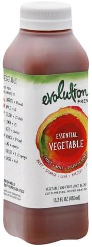 Evolution Fresh Vegetable and Fruit, Essential Vegetable Juice Blend - 15.2 oz