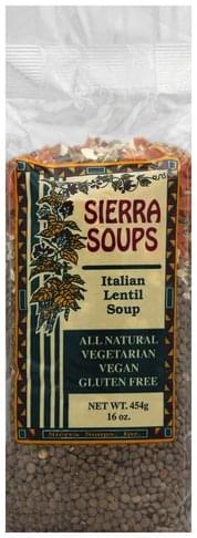 Sierra Soups Italian Lentil Soup - 16 oz