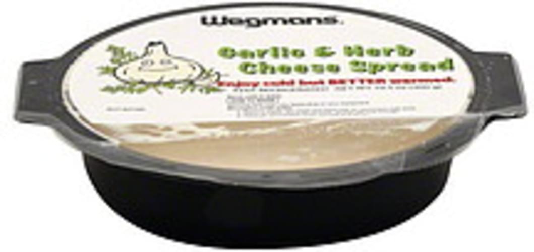 Wegmans Garlic & Herb Cheese Spread 10.5 oz, Nutrition Information