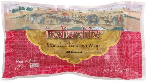 Indian Life Masala Chickpea Wrap - 9.7 oz