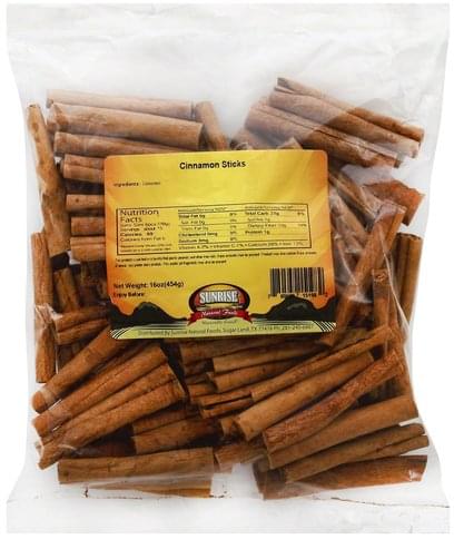 Sunrise Natural Foods Sticks Cinnamon - 16 oz