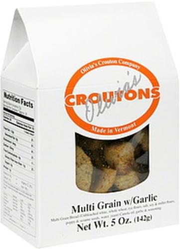 Olivias Multi Grain w/Garlic Croutons - 5 oz