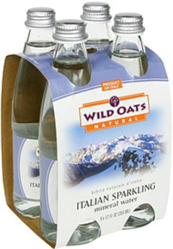 Wild Oats Italian Sparkling Mineral Water - 4 ea
