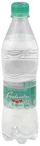Radenska Sparkling Mineral, Classic Water - 16.9 oz