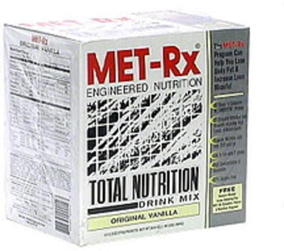 MET Rx Vanilla Total Nutrition Drink Mix - 12 ea