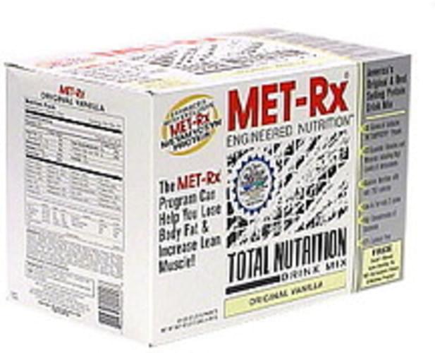 MET Rx Original Vanilla Total Nutrition Drink Mix - 20 ea