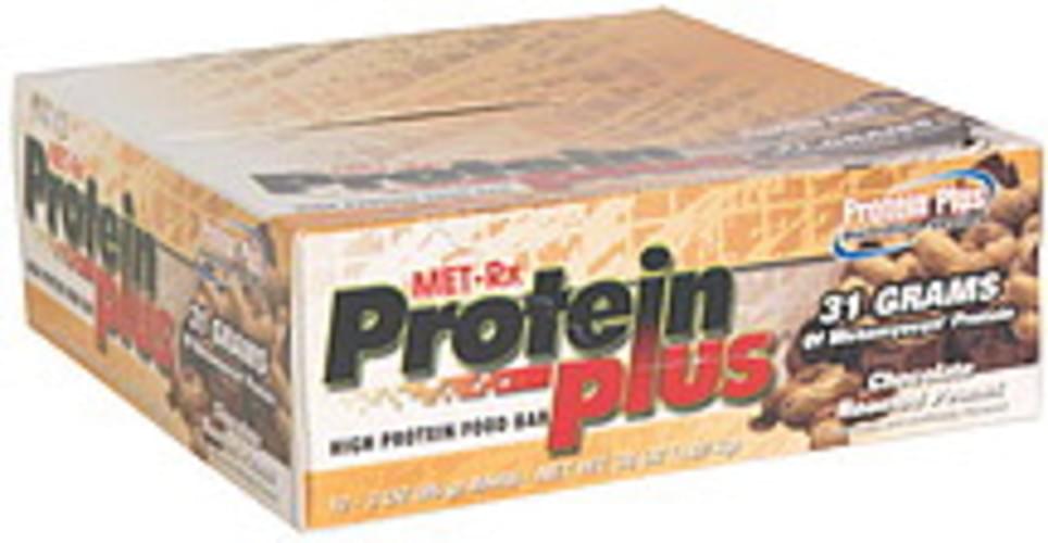 MET Rx Chocolate Roasted Peanut High Protein Food Bar - 12 ea