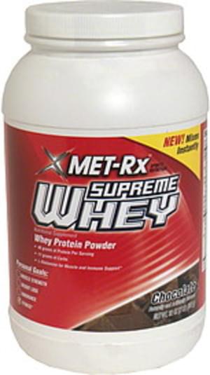 MET Rx Chocolate Whey Protein Powder - 32 oz