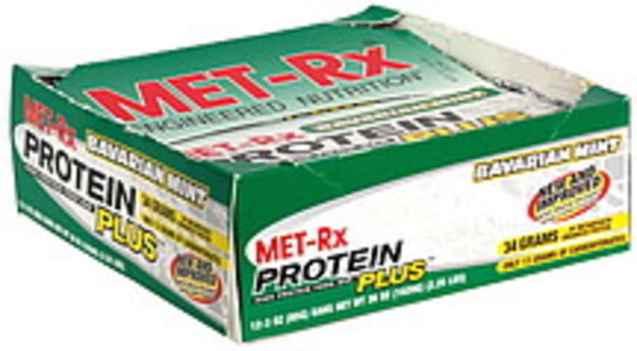MET Rx Bavarian Mint High Protein Food Bar - 12 ea