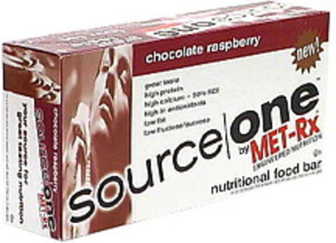 Source One Chocolate Raspberry Nutritional Food Bar - 26.4 oz