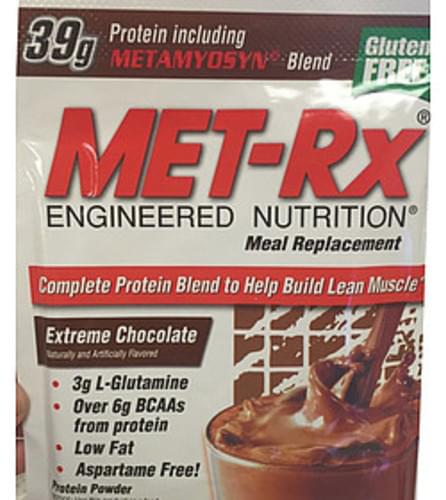 Met-rx Extreme Chocolate Meal Replacement Protein Powder - 72 g
