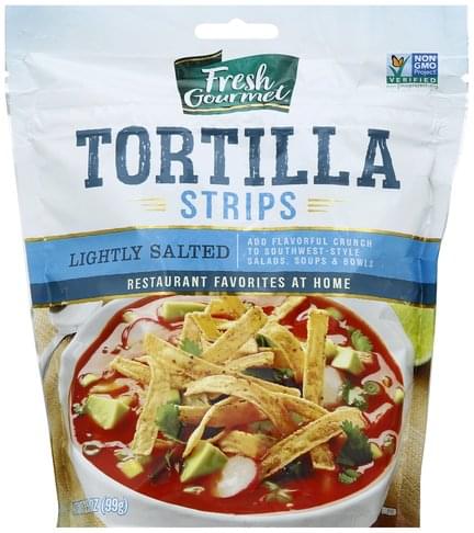 Fresh Gourmet Lightly Salted Tortilla Strips - 3.5 oz