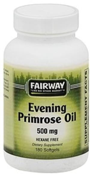Fairway Evening, 500 mg, Softgels Primrose Oil - 180 ea