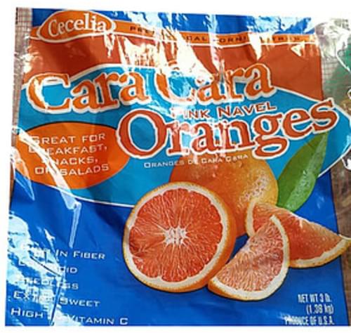 Cecelia Cara Cara Pink Naval Oranges - 154 g