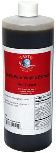 vanilla extract nutrition vanilla extract nutrition