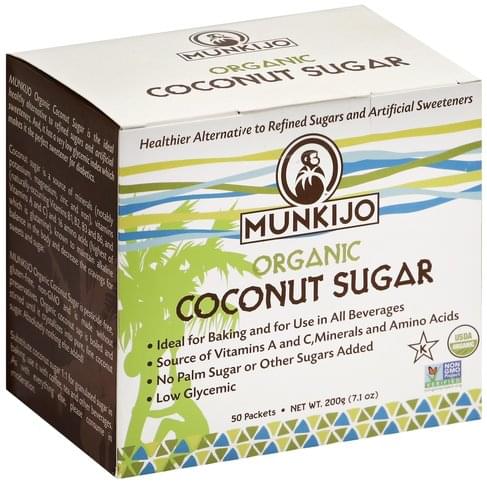 Munkijo Organic Coconut Sugar - 50 ea