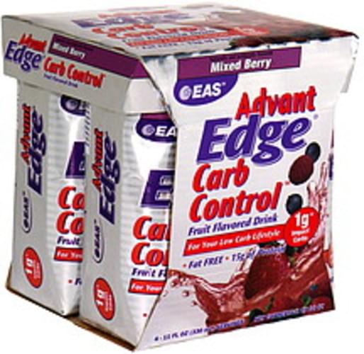 EAS Mixed Berry Carb Control Fruit Flavored Drink 4 ea, Nutrition
